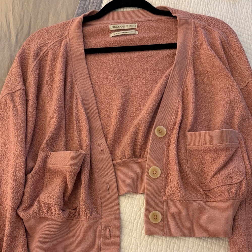 Urban Outfitters Pink Cardigan Sweater - Picture 4 of 5